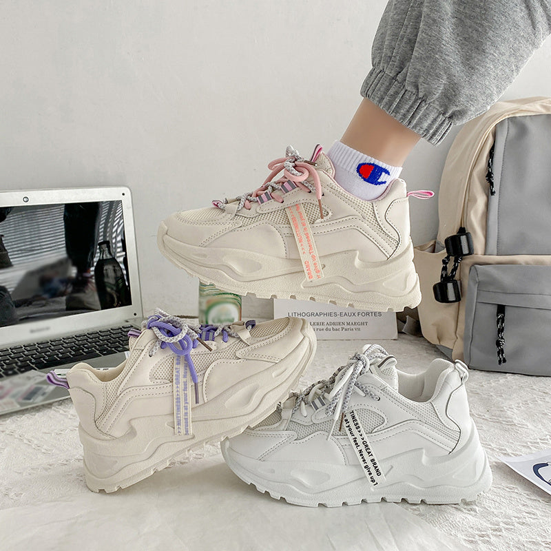 Heidi-Mode | Mesh Atmungsaktive Plattform Sportschuhe