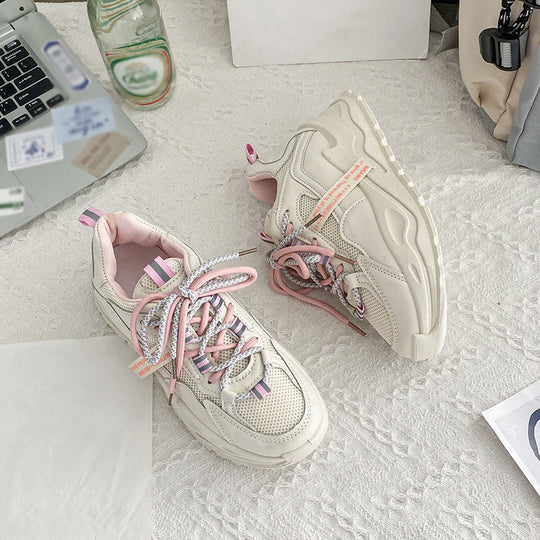 Heidi-Mode | Mesh Atmungsaktive Plattform Sportschuhe