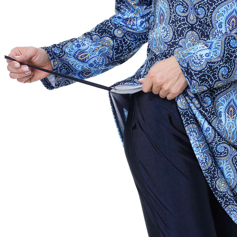 Heidi-Mode | 3Xl 8Xl Gedruckte Halal Arabische Frauen Badebekleidung Badeanzug Burkinis
