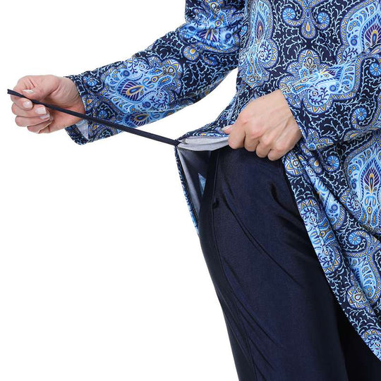 Heidi-Mode | 3Xl 8Xl Gedruckte Halal Arabische Frauen Badebekleidung Badeanzug Burkinis