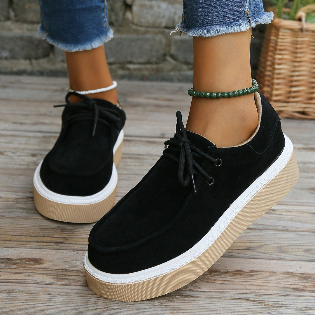 Heidi-Mode | Moderne Damen Plateau Sneaker