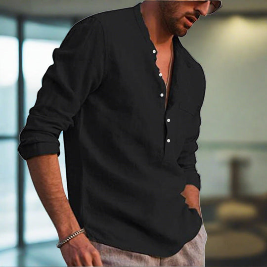 Heidi-Mode | Slim Linen Comfort Shirt