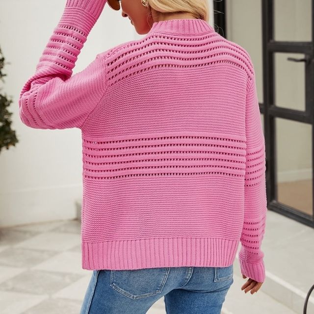 Strickpullover mit Musterdetails