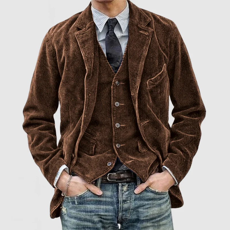 Heidi-Mode | Stilvolles Vintage-Set Aus Blazer und Weste