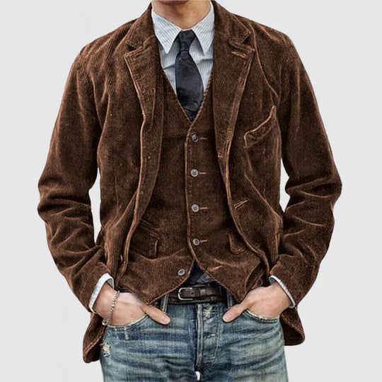 Heidi-Mode | Stilvolles Vintage-Set Aus Blazer und Weste