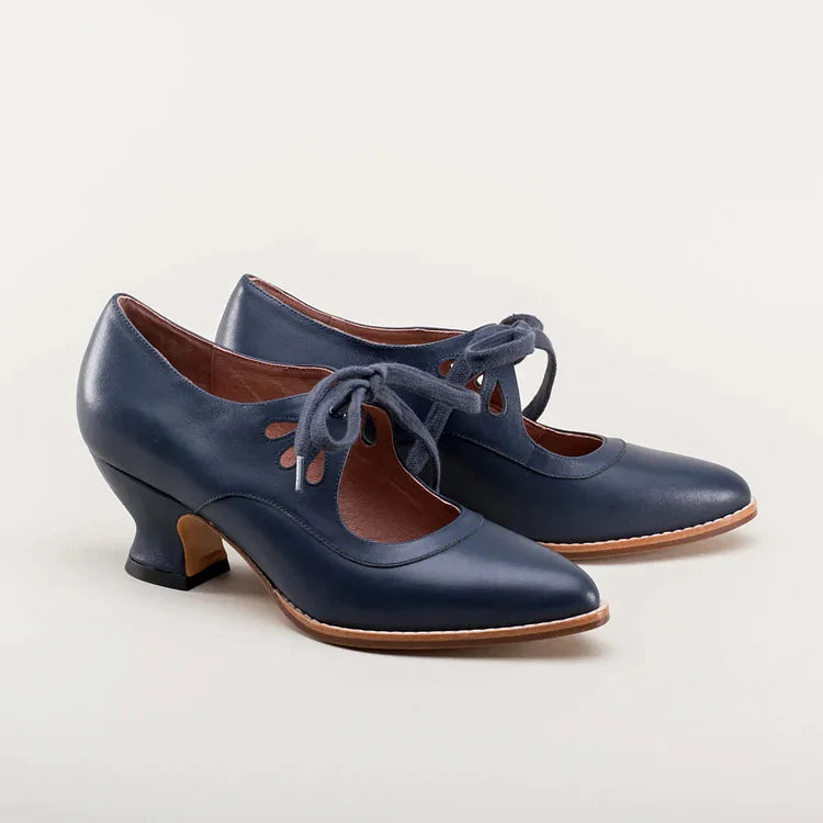Heidi-Mode | Edwardianische Lederschuhe für Damen