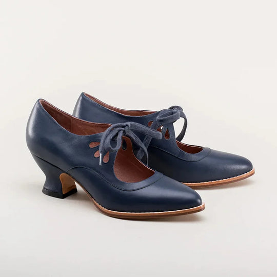 Heidi-Mode | Edwardianische Lederschuhe für Damen