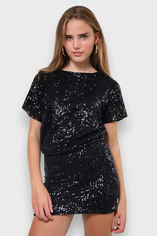 Stylisches Paillettenkleid für Damen Abendmode
