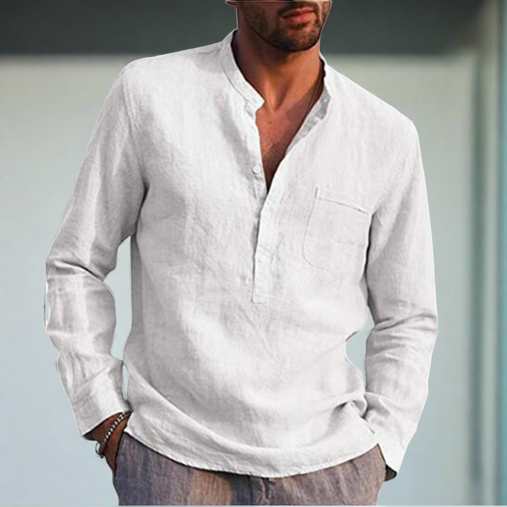 Heidi-Mode | Slim Linen Comfort Shirt