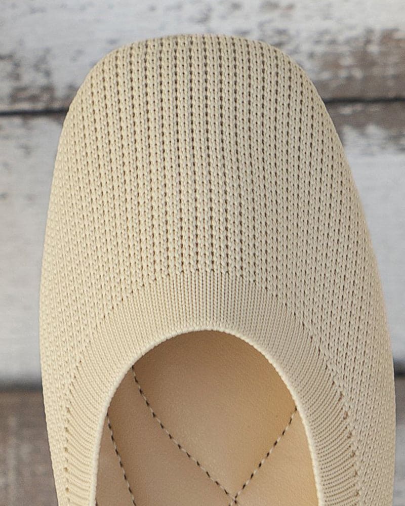 Heidi-Mode | Atmungsaktive Flache Schuhe mit Runden Zehen