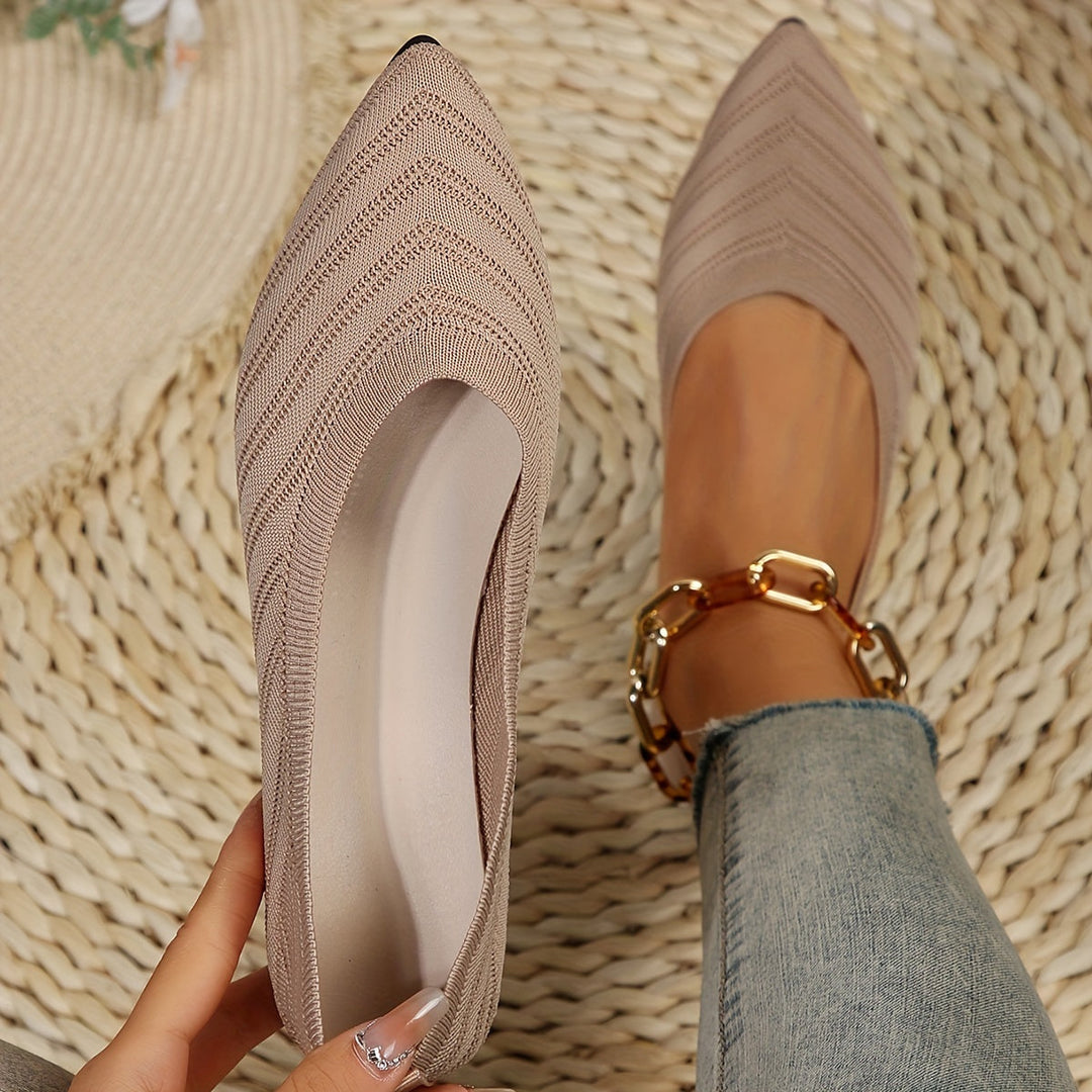 Heidi-Mode | Ballerinas für Damen Slip On Atmungsaktive Wohnungen