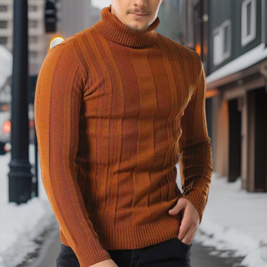 Hochwertiger warmer Rollkragenpullover