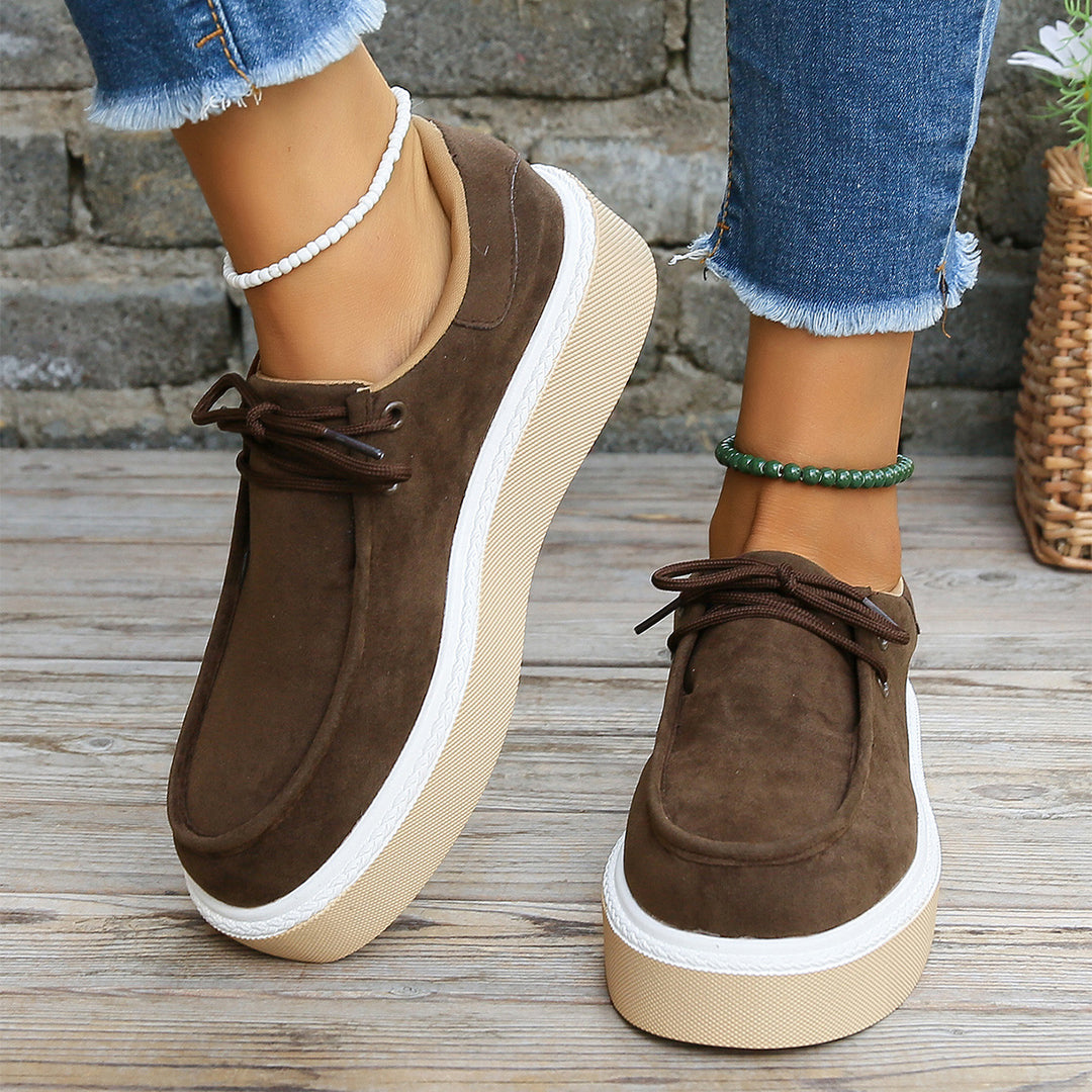 Heidi-Mode | Moderne Damen Plateau Sneaker