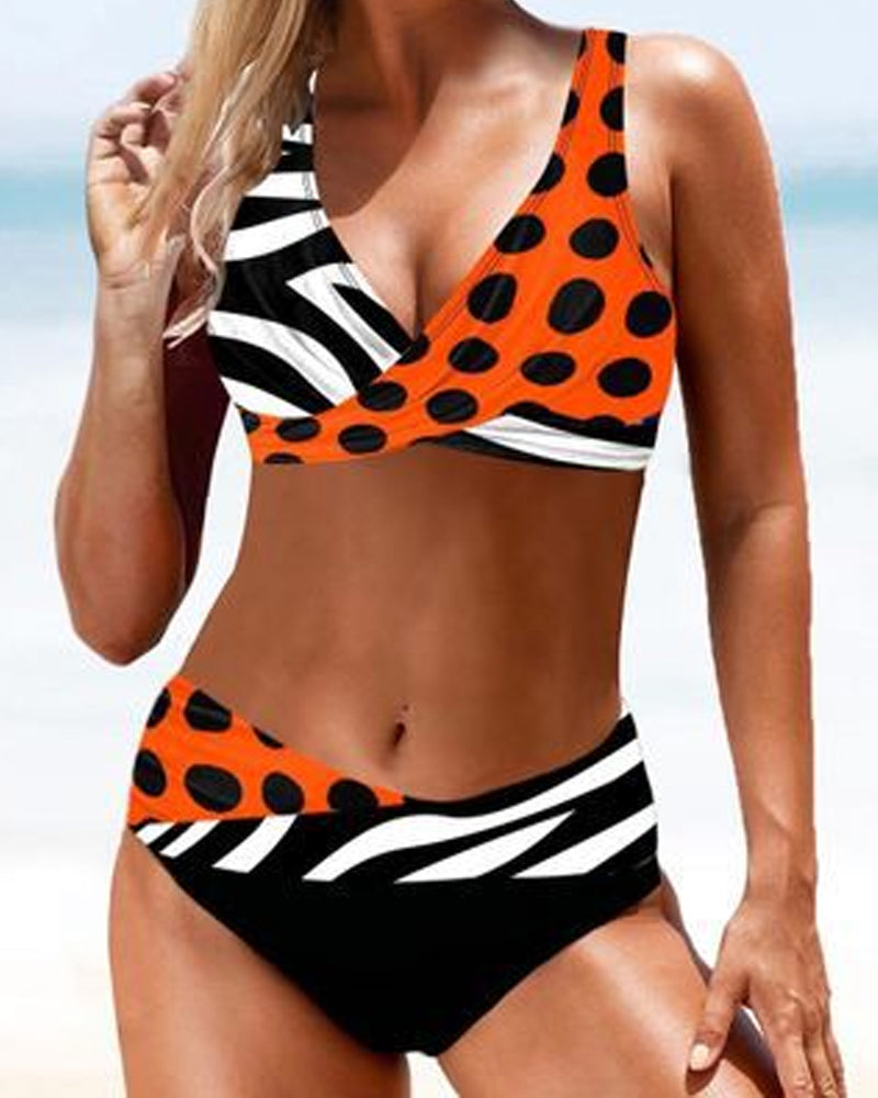 Heidi-Mode | Bikini mit Buntem Badeanzug