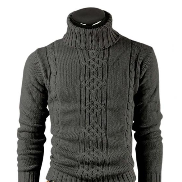 Heidi-Mode | Pullover mit Rollkragen und Zopfmuster Feltmann