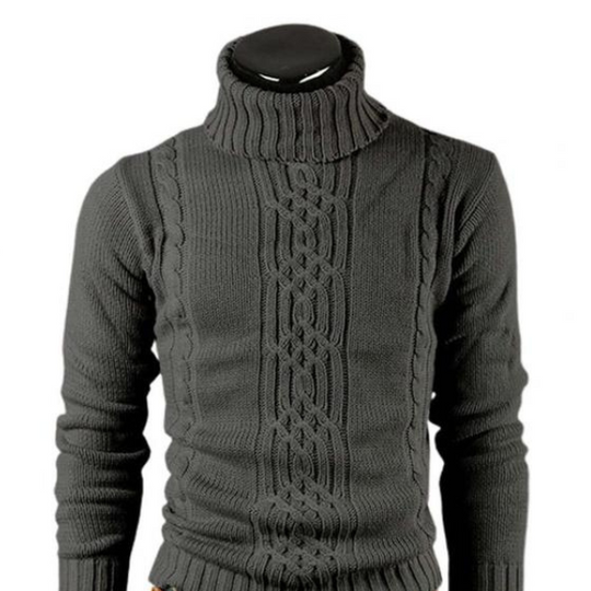 Heidi-Mode | Pullover mit Rollkragen und Zopfmuster Feltmann