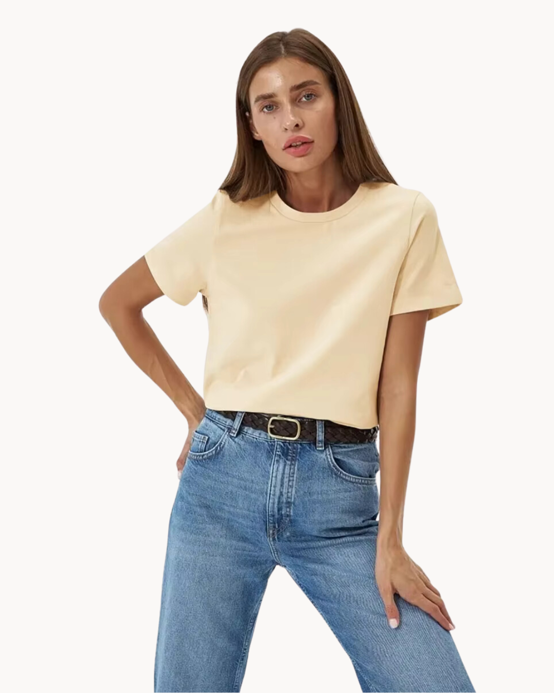 Heidi-Mode | Luxurious Soft Stretch Damen T-Shirt
