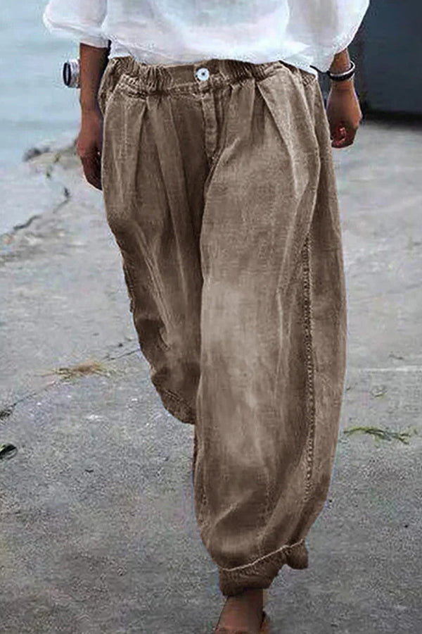 Heidi-Mode | Bohemian Floral Gedruckte Übergroße Harem-Hose