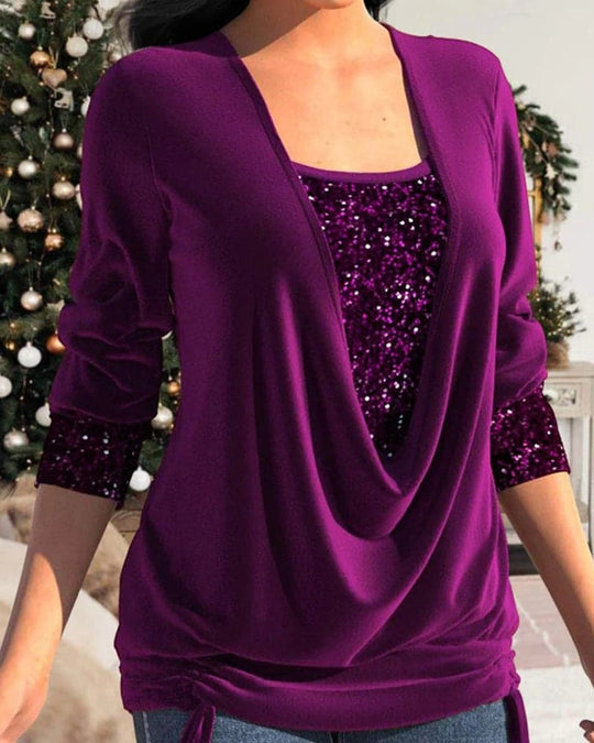 Heidi-Mode | Wunderschönes Shirt Mit Pailletten