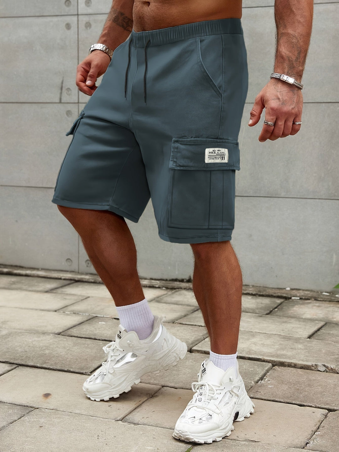 Lässige Cargo-Shorts mit mehreren Taschen