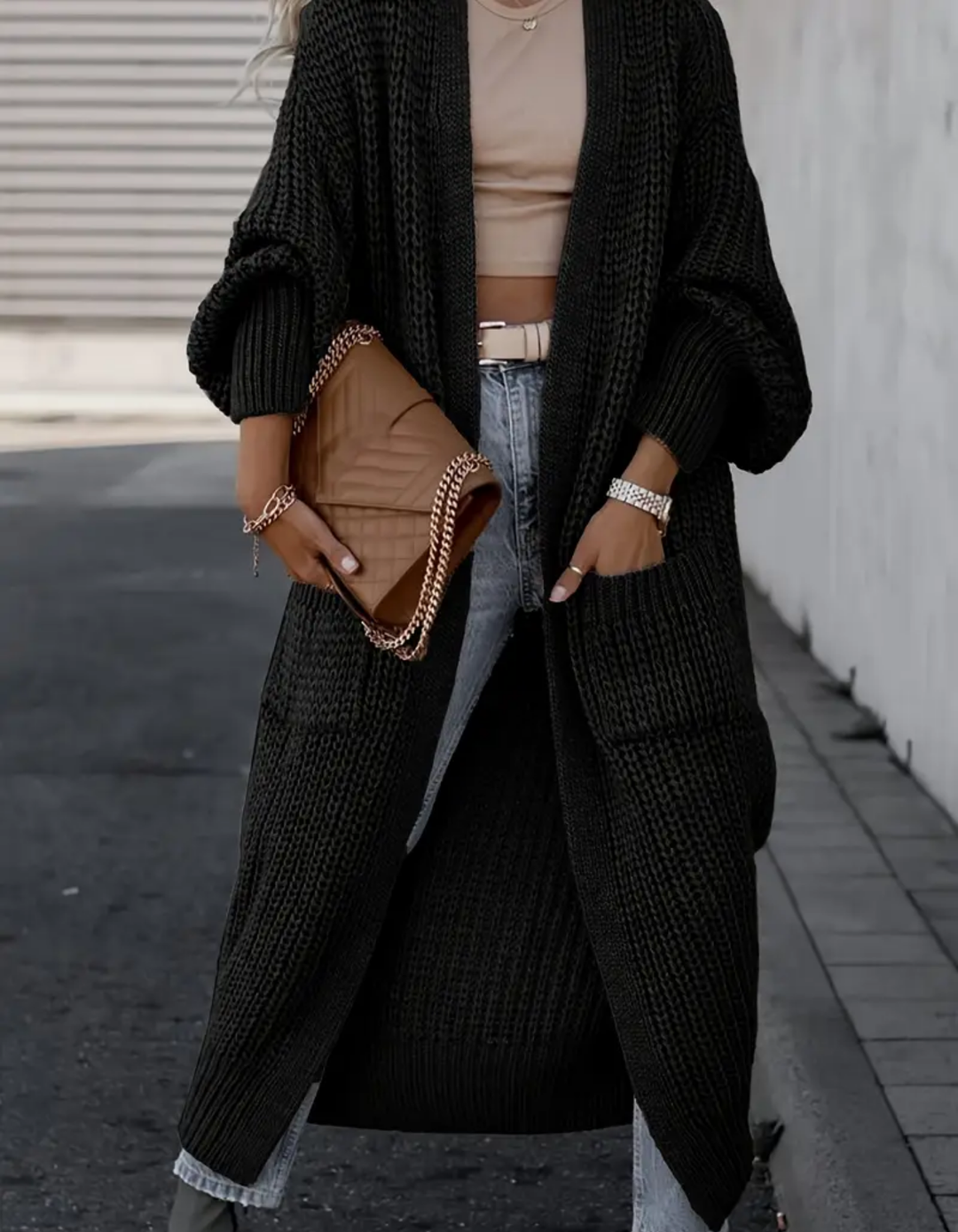 Heidi-Mode | Damen Grobstrick Strickpullover