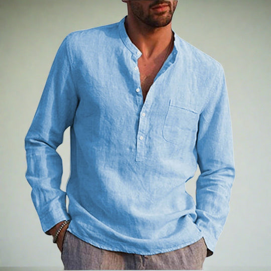 Heidi-Mode | Slim Linen Comfort Shirt