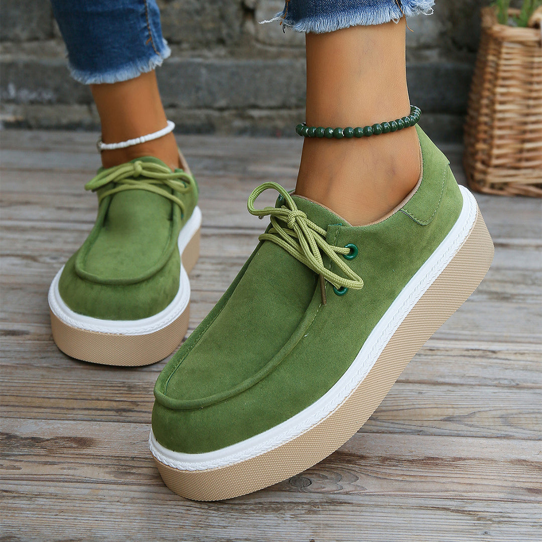 Heidi-Mode | Moderne Damen Plateau Sneaker