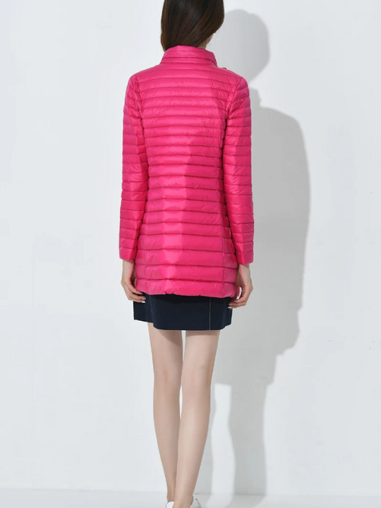 Damen Leichte Daunenjacke Tailliert