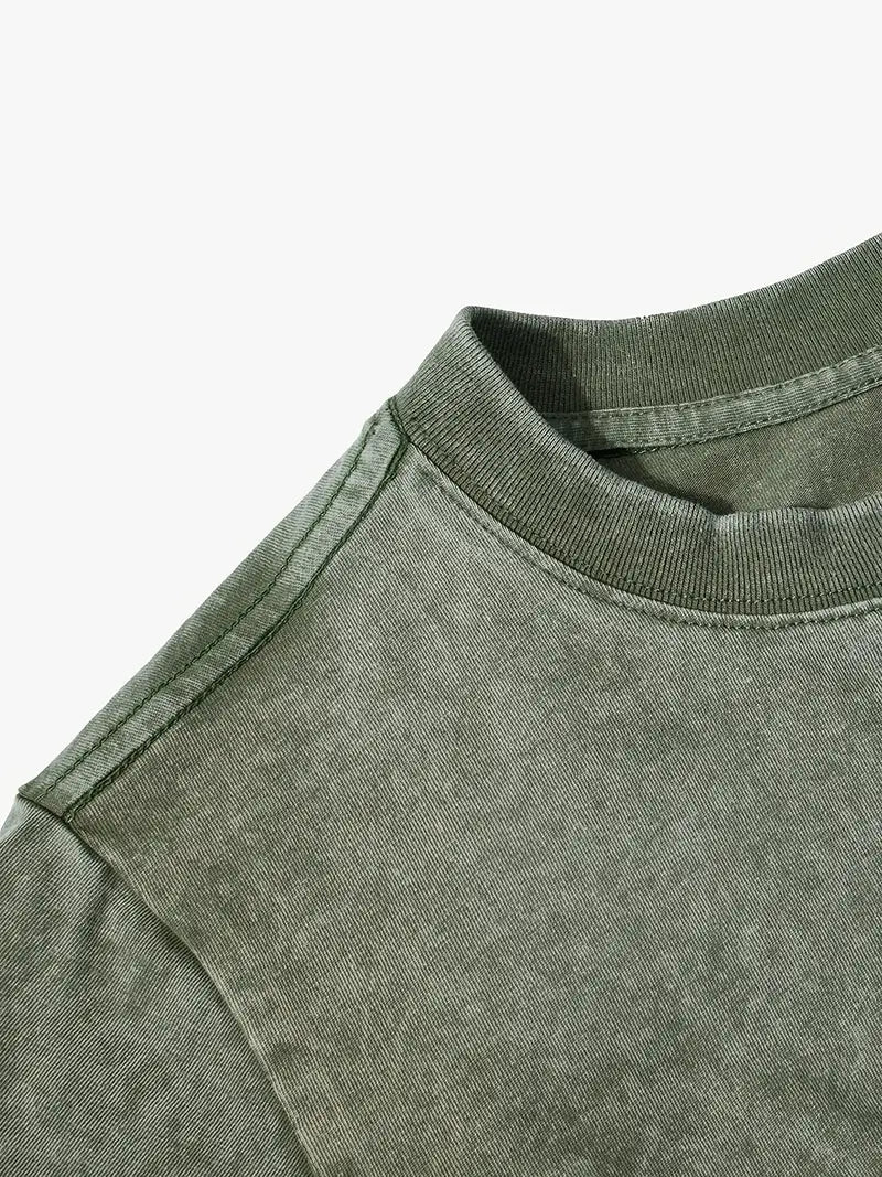 Heidi-Mode | Baumwoll-T-Shirt mit Rundhalsausschnitt