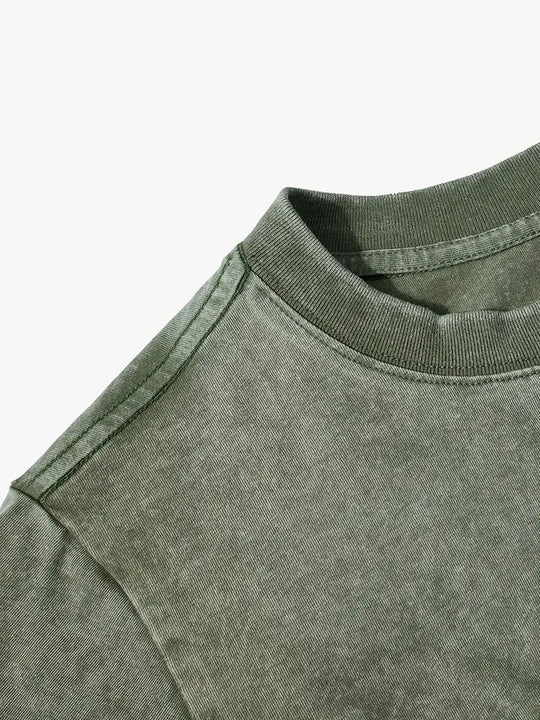 Heidi-Mode | Baumwoll-T-Shirt mit Rundhalsausschnitt