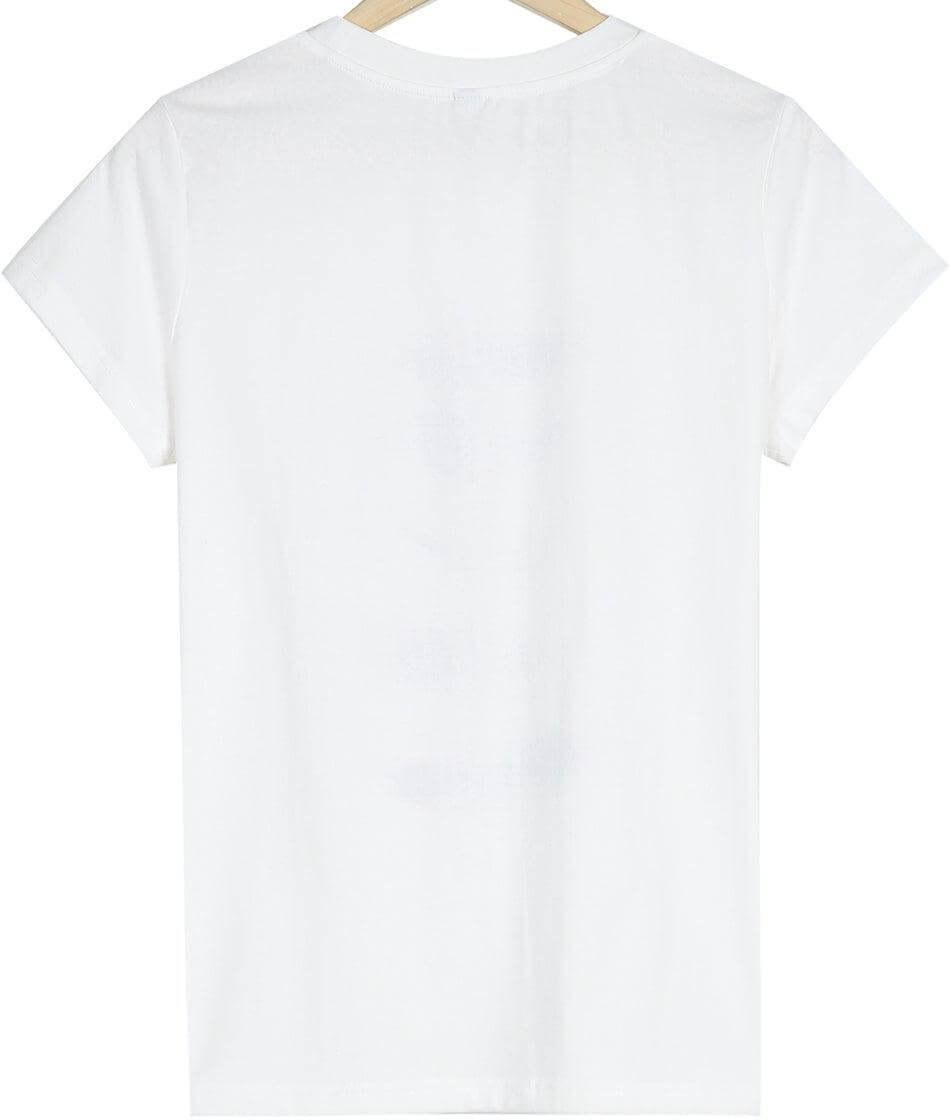 Heidi-Mode | Feder Kurzarm T-Shirt