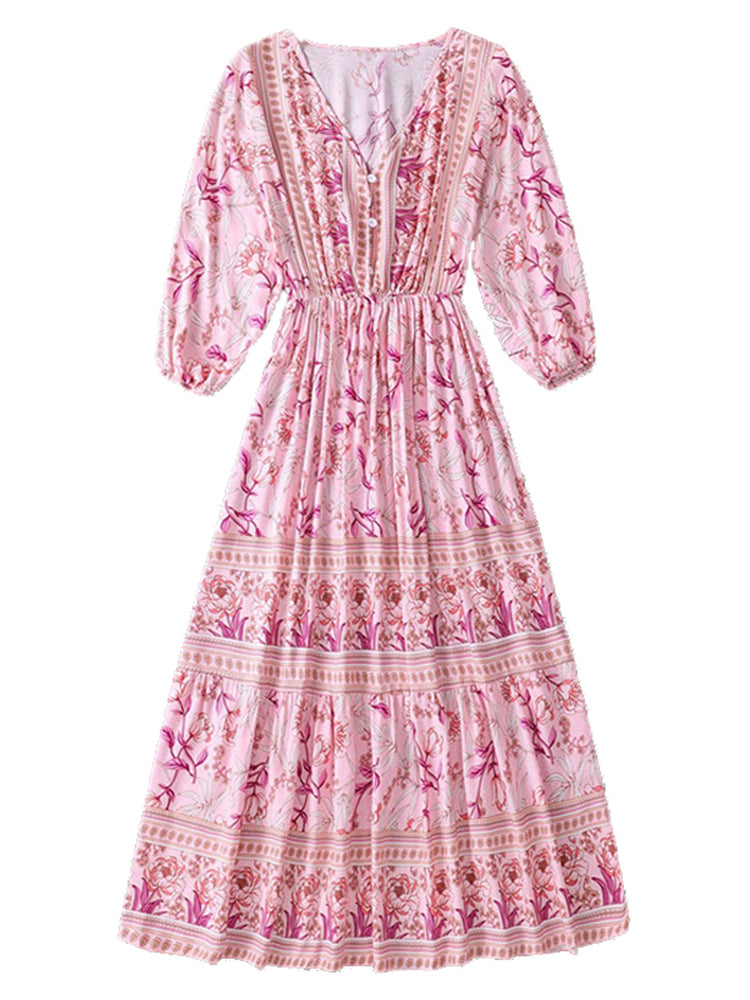 Lässiges Bohème-Kleid