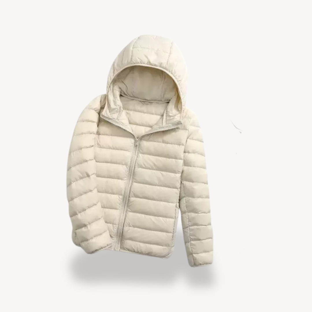 Heidi-Mode | Ultraleichte Kapuzen-Pufferjacke Damen