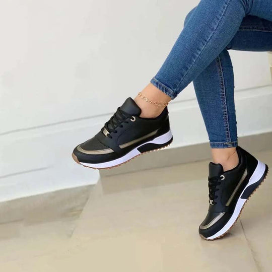 Lässige Plateau-Sneaker