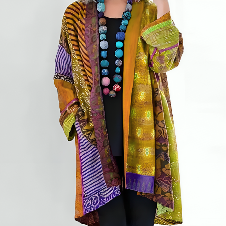 Heidi-Mode | Bunte Damen Strickjacke