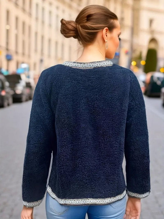 Heidi-Mode | Cardigan Chic Moderner Stil Ideal für den Winter