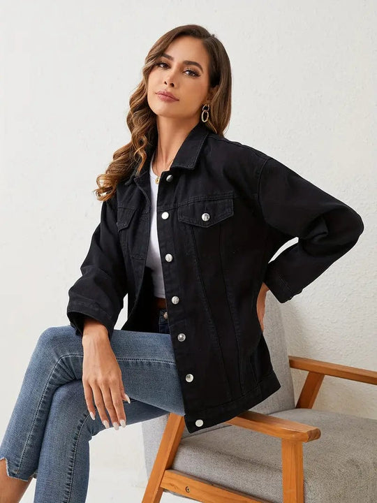 Heidi-Mode | Jacke Casual Denim Perfekt für Lässige Tage