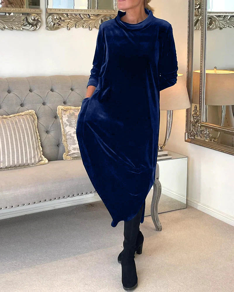 Heidi-Mode | Elegantes Samtkleid für Damen