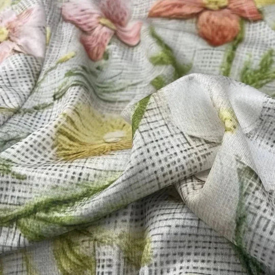 Heidi-Mode | Lässiger Pullover mit Blumenstickerei