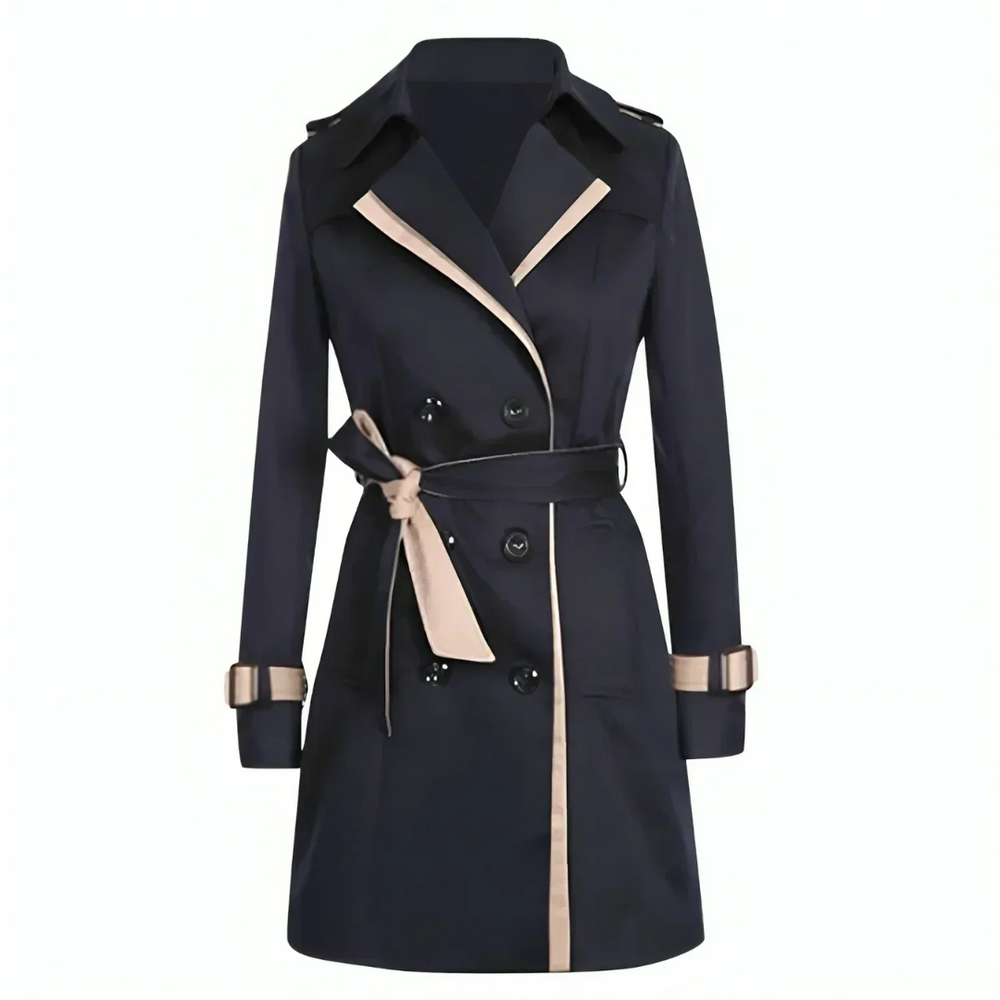 Heidi-Mode | Langer Trench-Mantel Locker für Frauen Stilvoll