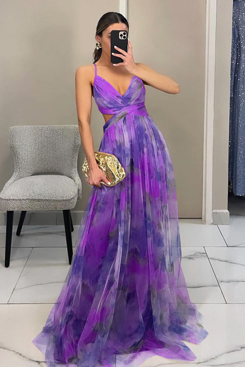 Heidi-Mode | Enchant My Love Print Maxi Kleid