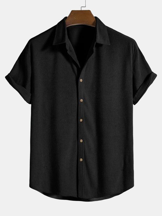 Heidi-Mode | Kurzärmeliges Button Down Hemd & Shorts