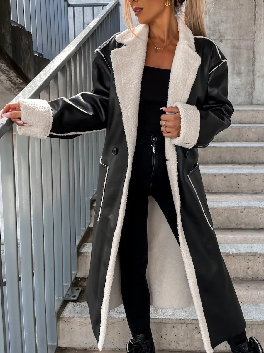 HeidiMode | Eleganter Und Qualitativ Hochwertiger Langer Ledermantel