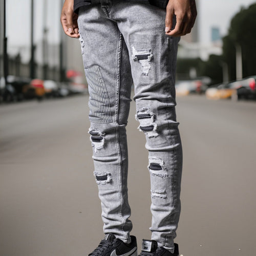 Premium zerrissene Skinny Jeans