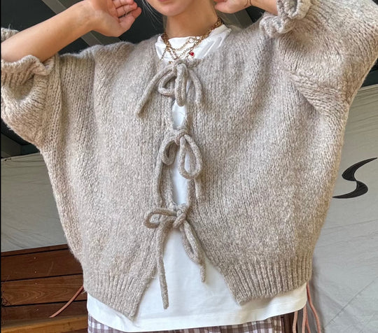 Heidi Mode | Strick Binde Damen-Cardigan