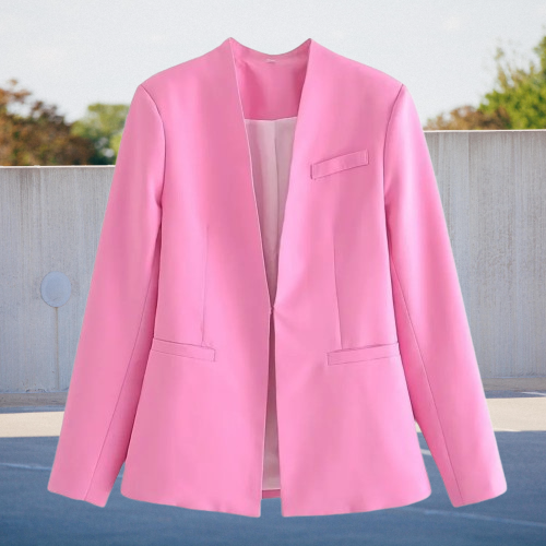 Elegante Damenblazer in Rosé