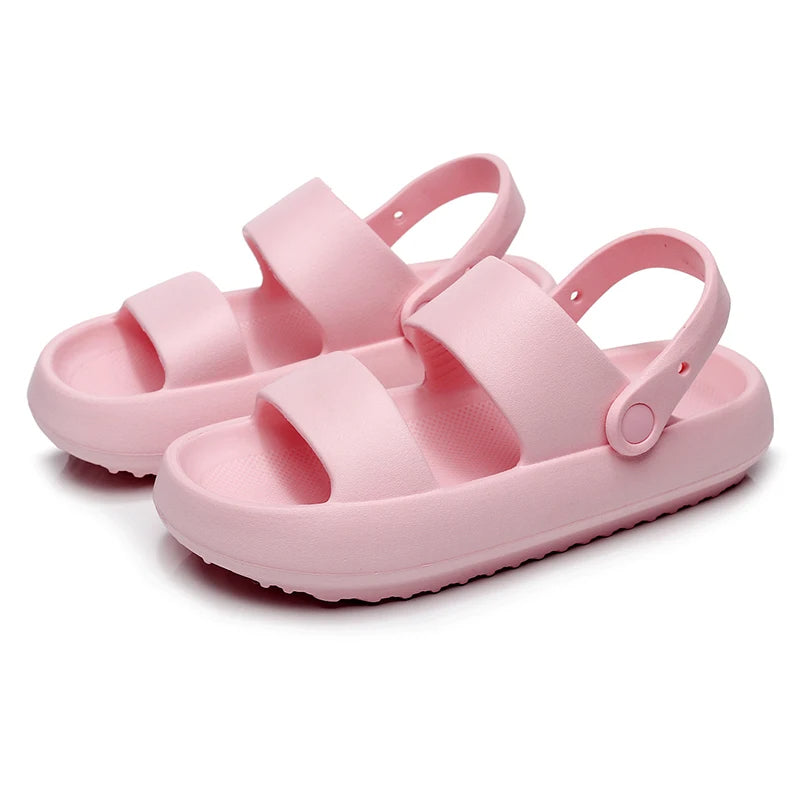 Heidi-Mode | Orthopädische Sandalen Comfort Plus Pantoletten mit Doppelriemen Gepolsterte, Lässige Slip-On-Sandalen