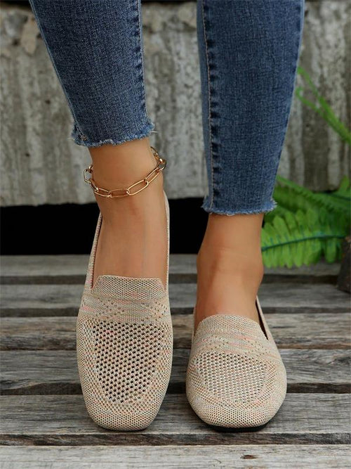 Bequeme, rutschfeste flache Schuhe für Damen
