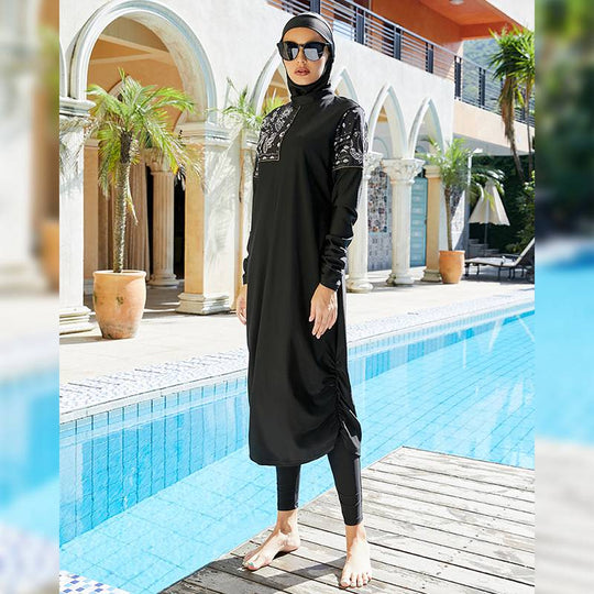 Heidi-Mode | 3 Teile Set Halal Schwimmbekleidung Burkinis Strandbekleidung