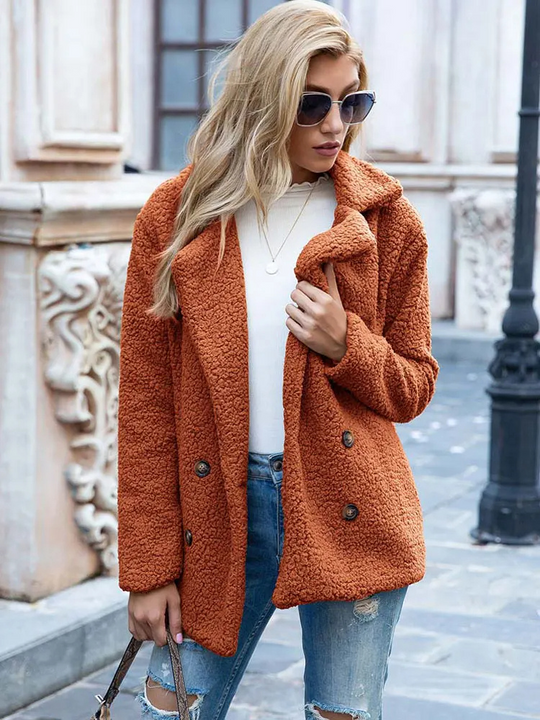 Heidi-Mode | Stilvolle und warme Teddyjacke für Damen
